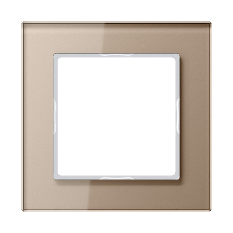 Jung Cristal Tapa Marco Sencillo Champagne - AC581GLCH