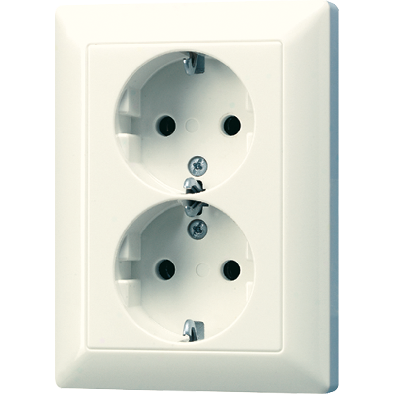 Caja De Salida De Pared AS500 De Jung (aparamenta WCD) (Enchufe Europeo) - AS5022NU