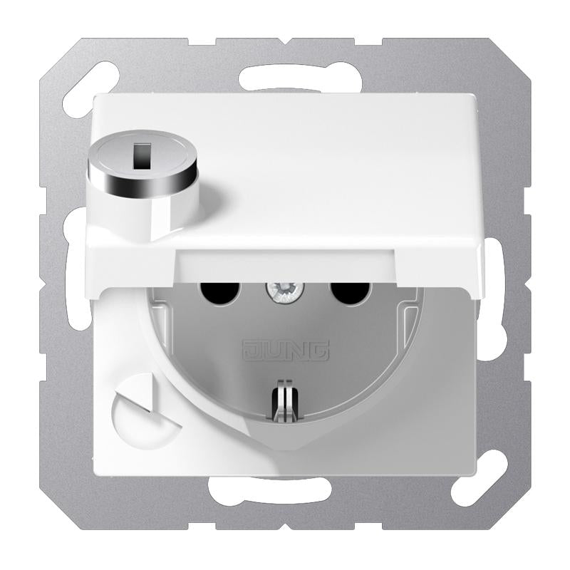 Caja De Enchufes De Pared Jung (aparamenta WCD) (Enchufe Europeo) - AS1520NBFKLSLWW