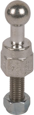 Dehn Punta de Bola Fija Perno Roscado Recto Y Tuerca 25mm M12x45mm - 755245