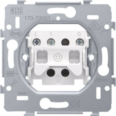 No Base De Botón De Presión Con 3 Conexiones 10A 250V - 170-70001