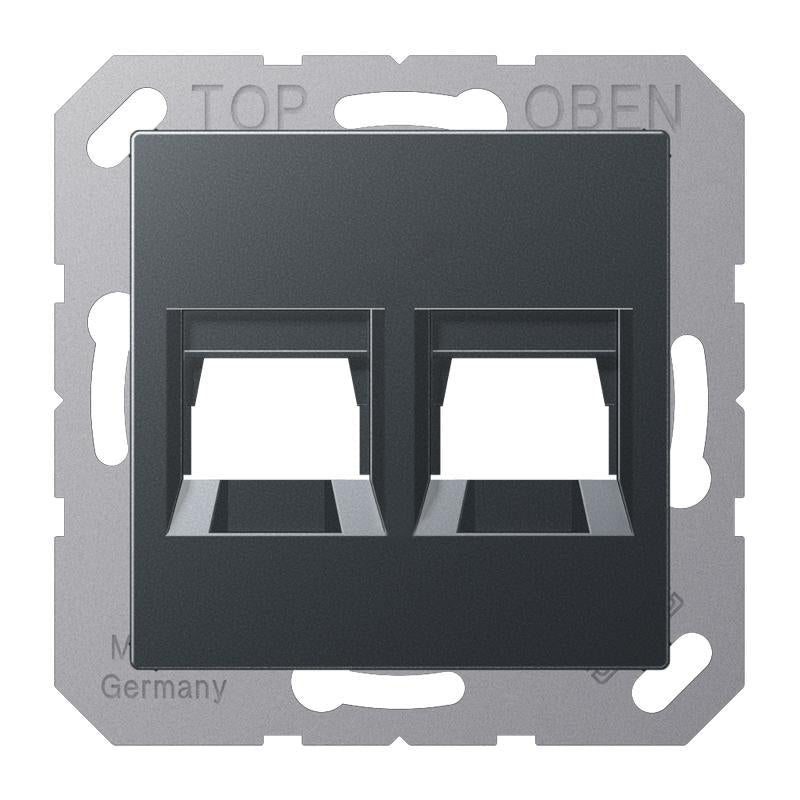 Aparamenta con placa de inserción Jung - A1569-2WEANM