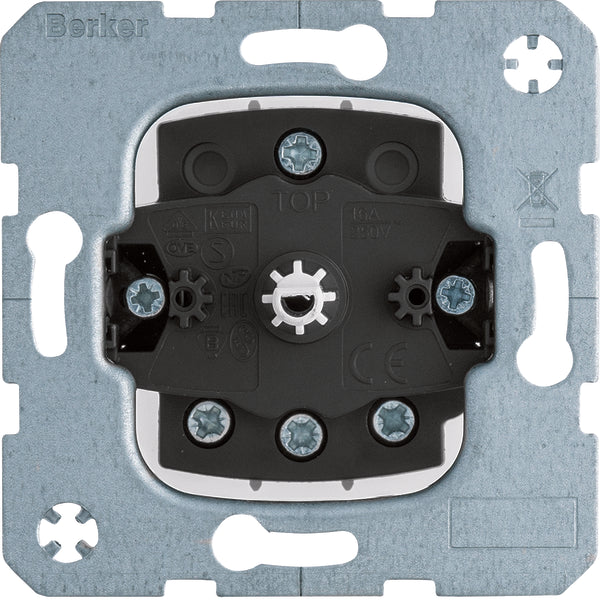 Interruptor de tres posiciones Hager Berker - 386113