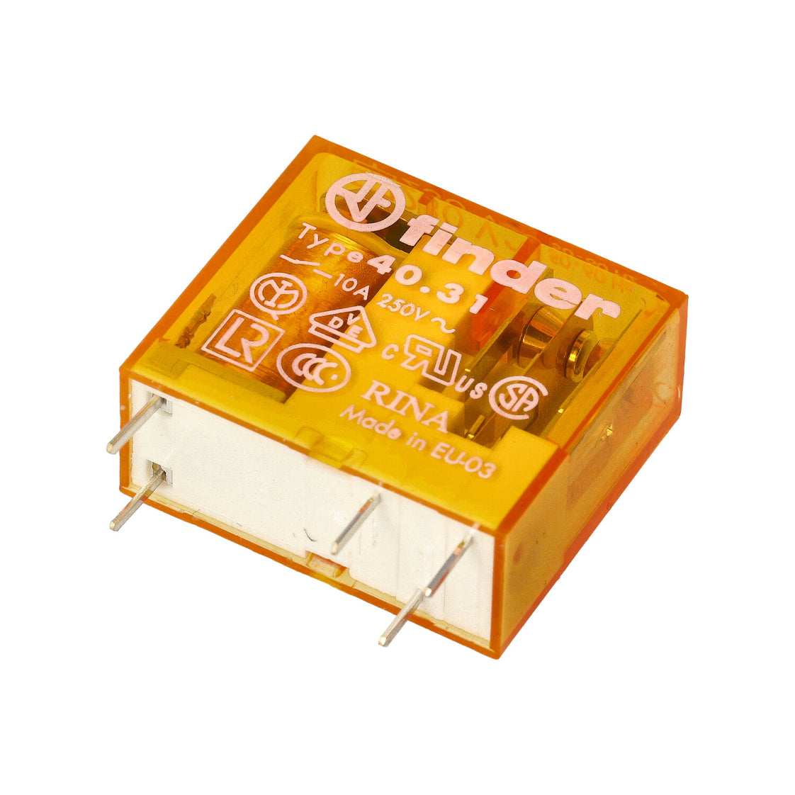 Finder 40.31 Relé PCB 10A 230VAC Monopolar - 40.31.8.230.0000