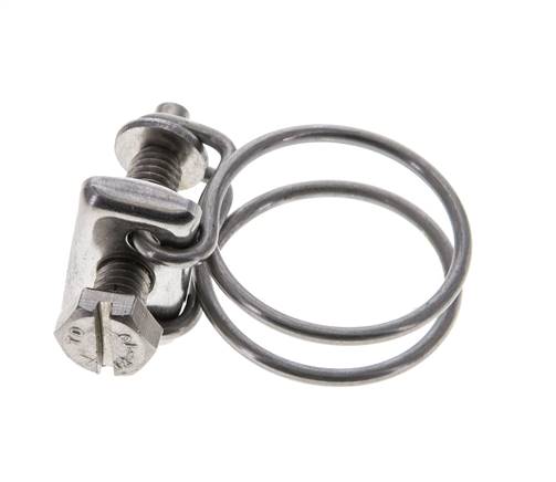 abrazadera de manguera de 24 - 27 mm Acero galvanizado