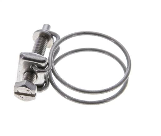 abrazadera de manguera de 31 - 35 mm Acero galvanizado