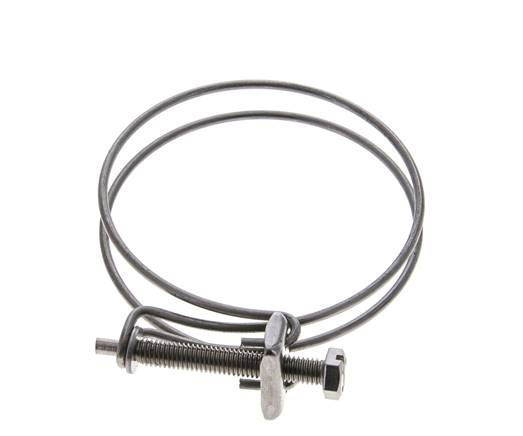 abrazadera de manguera de 70 - 75 mm Acero galvanizado