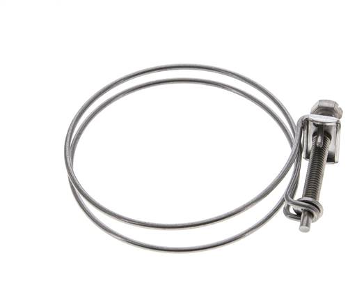 abrazadera de manguera de 75 - 80 mm Acero galvanizado