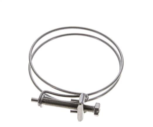 abrazadera de manguera de 75 - 80 mm Acero galvanizado
