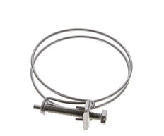 abrazadera de manguera de 75 - 80 mm Acero galvanizado