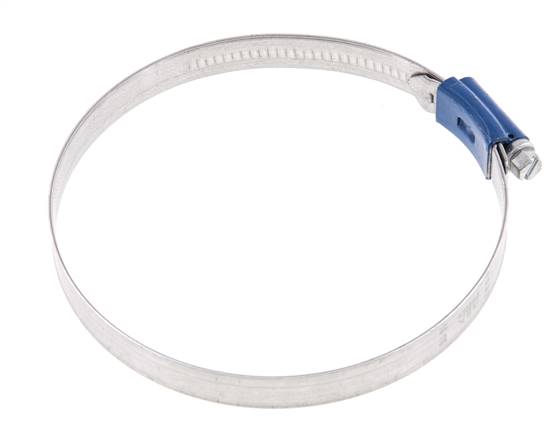 Abrazadera de manguera de 90 - 110 mm con banda de acero galvanizado de 12 mm - Aba [2 Piezas]