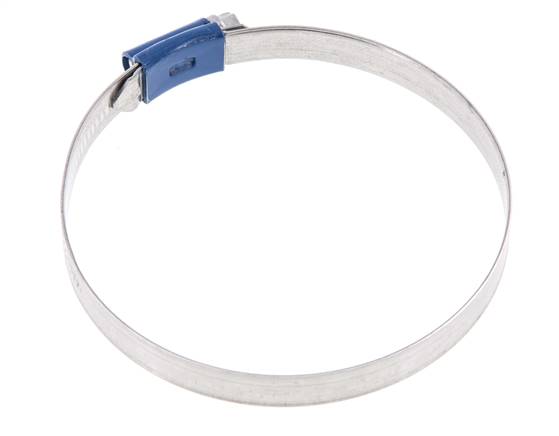 Abrazadera de manguera de 90 - 110 mm con banda de acero galvanizado de 12 mm - Aba [2 Piezas]