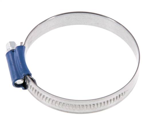 Abrazadera de manguera de 50 - 70 mm con banda de acero galvanizado de 12 mm - Aba [5 Piezas]