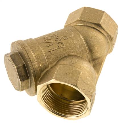 G1 1/2'' Filtro en Y 0.2mm Latón NBR 20bar