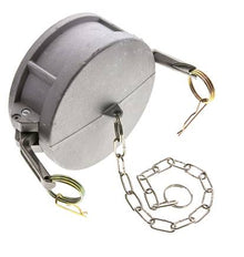 Tapón de acoplamiento de aluminio Camlock DN 90 (4'') Tipo DC MIL-C-27487