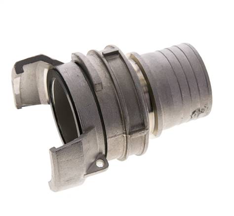 Guillemin DN 50 Acoplamiento de acero inoxidable 51 mm Pilar para manguera sin cierre
