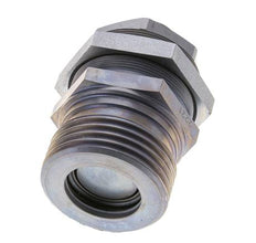 Acoplamiento hidráulico de acero Toma 18 mm L Anillo de corte ISO 14540/8434-1 D M54 x 4