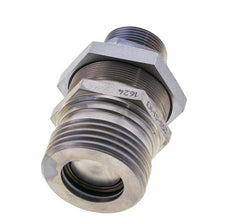 Acoplamiento hidráulico de acero Toma 25 mm S Anillo de corte ISO 14540/8434-1 D M54 x 4