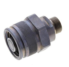 Enchufe hidráulico de acero 12 mm S Anillo de corte ISO 14540/8434-1 D M32 x 3