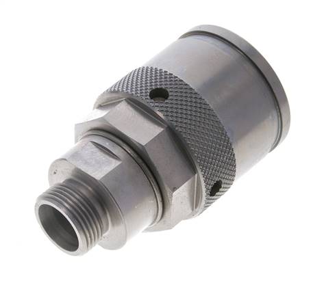 Enchufe hidráulico de acero 20 mm S Anillo de corte ISO 14540/8434-1 D M54 x 4