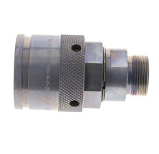 Enchufe hidráulico de acero 25 mm S Anillo de corte ISO 14540/8434-1 D M54 x 4