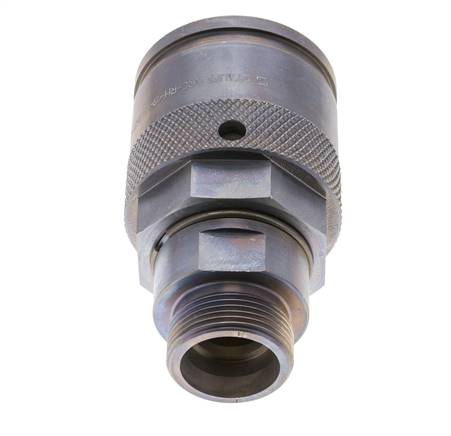 Enchufe hidráulico de acero 25 mm S Anillo de corte ISO 14540/8434-1 D M54 x 4