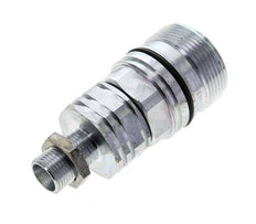 Acero DN 20 Acoplamiento hidráulico Enchufe 12 mm L Anillo de compresión Mampara ISO 14541/8434-1 D M42 x 2