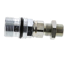 Acero DN 10 Acoplamiento hidráulico Enchufe 10 mm S Anillo de compresión Mampara ISO 14541/8434-1 D M28 x 2
