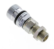Acero DN 10 Acoplamiento hidráulico Enchufe 10 mm S Anillo de compresión Mampara ISO 14541/8434-1 D M28 x 2