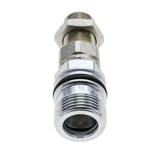Acero DN 10 Acoplamiento hidráulico Enchufe 10 mm S Anillo de compresión Mampara ISO 14541/8434-1 D M28 x 2