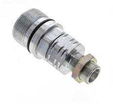Acero DN 20 Acoplamiento hidráulico Enchufe 14 mm S Anillo de compresión Mampara ISO 14541/8434-1 D M42 x 2