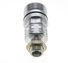 Acero DN 20 Acoplamiento hidráulico Enchufe 14 mm S Anillo de compresión Mampara ISO 14541/8434-1 D M42 x 2