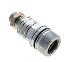 Acero DN 20 Acoplamiento hidráulico Enchufe 14 mm S Anillo de compresión Mampara ISO 14541/8434-1 D M42 x 2