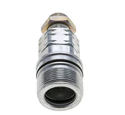 Acero DN 20 Acoplamiento hidráulico Enchufe 14 mm S Anillo de compresión Mampara ISO 14541/8434-1 D M42 x 2