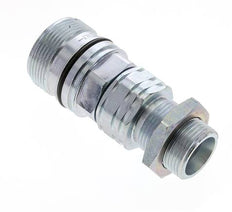 Acero DN 20 Acoplamiento hidráulico Enchufe 20 mm S Anillo de compresión Mampara ISO 14541/8434-1 D M42 x 2