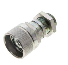 Acero DN 12.5 Acoplamiento hidráulico Tapón 18 mm L Anillo de compresión Mampara ISO 14541/8434-1 D M36 x 2