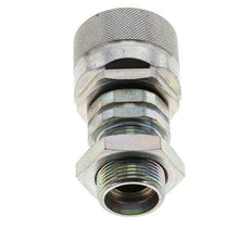 Acero DN 12.5 Acoplamiento hidráulico Tapón 18 mm L Anillo de compresión Mampara ISO 14541/8434-1 D M36 x 2