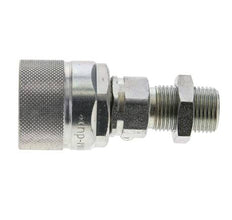 Acero DN 10 Acoplamiento hidráulico Tapón 10 mm S Anillo de compresión Mampara ISO 14541/8434-1 D M28 x 2