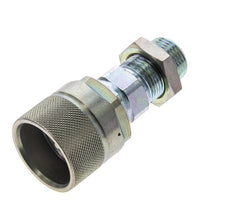 Acero DN 10 Acoplamiento hidráulico Tapón 12 mm S Anillo de compresión Mampara ISO 14541/8434-1 D M28 x 2