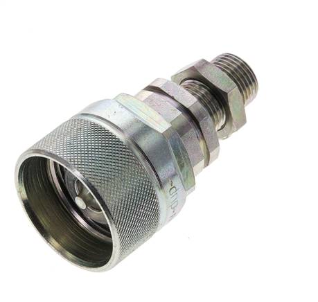Acero DN 12.5 Acoplamiento hidráulico Tapón 10 mm S Anillo de compresión Mampara ISO 14541/8434-1 D M36 x 2