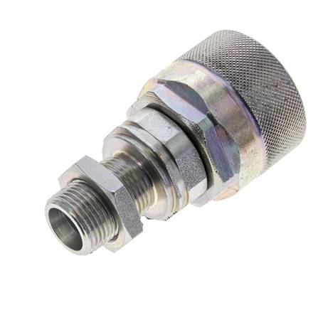 Acero DN 12.5 Acoplamiento hidráulico Tapón 12 mm S Anillo de compresión Mampara ISO 14541/8434-1 D M36 x 2
