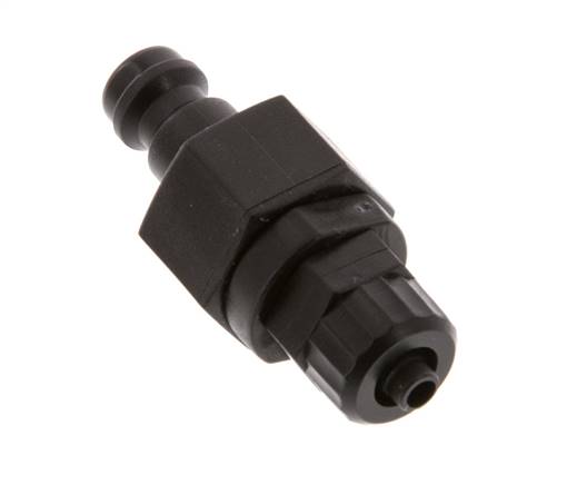 Tapón de acoplamiento POM DN 5 Tuerca de unión 4x6 mm