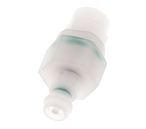 Tapón de acoplamiento PVDF DN 5 Tuerca de unión 4x6 mm Cierre doble