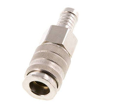 Latón niquelado DN 10 Enchufe de anclaje al aire 13 mm Pilar para manguera