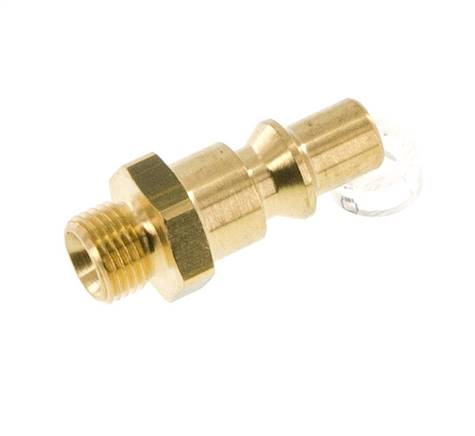 Acoplamiento de aire de latón DN 5.5 (Orion) Enchufe G 1/8 pulgadas Macho [5 Piezas]