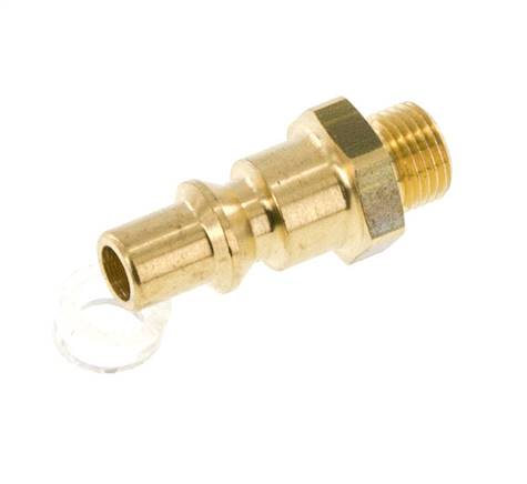 Acoplamiento de aire de latón DN 5.5 (Orion) Enchufe G 1/8 pulgadas Macho [5 Piezas]