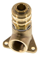 Acoplamiento de aire de latón DN 7.2 (Euro) Enchufe G de 1/2 pulgada hembra para montaje en pared