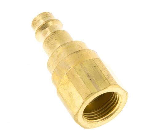 Acoplamiento de aire de latón DN 7.2 (Euro) Enchufe G 3/8 pulgadas hembra con válvula de retención