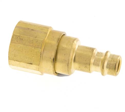 Acoplamiento de aire de latón DN 7.2 (Euro) Enchufe G 3/8 pulgadas hembra con válvula de retención