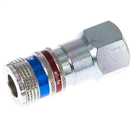 Acero/latón DN 7.6 (7.2 Euro) Acoplamiento de aire de seguridad Enchufe G 1/2 pulgada Hembra